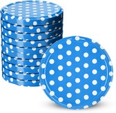 KADAX Lot de 100 Couvercles Twist-Off 66mm Noir Mat pour Bocaux - Maison