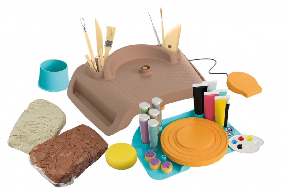 Buki - Professional Pottenbakkerij Studio - Knutselen voor kinderen - Creatief speelgoed - Hobby pakket — afbeelding 7
