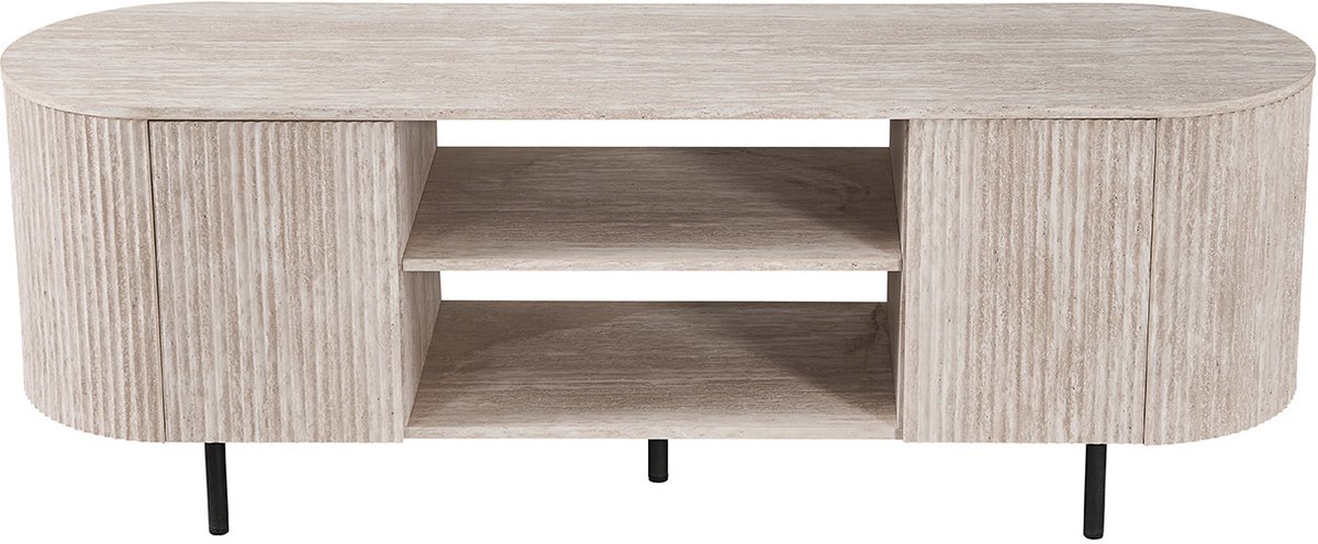 TV meubel 'Lagos' 160 cm Decor Travertin Beige