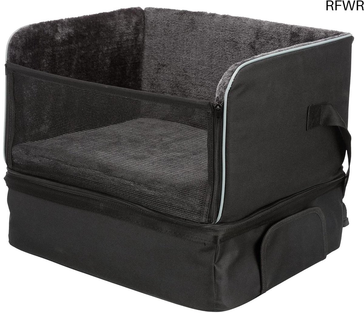 RFWR® Huisdier autostoel voor kleine honden - Zwart, 45 x 38 x 37 cm