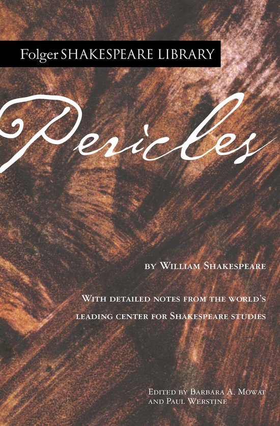 Folger Shakespeare Library - Pericles - cover