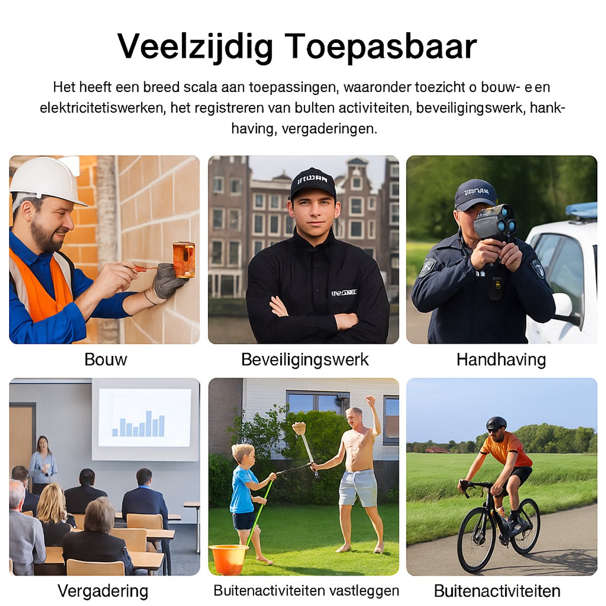 Narvie 3MP Draadloze Beveiligingscamera – WiFi IP Camera met Batterij, Nachtzicht, Bewegingsdetectie & 32GB SD-kaart – Voor Binnen & Buiten – foto 2