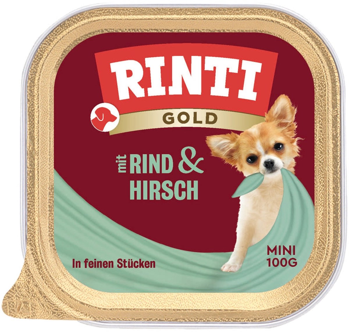 Rinti - Gold mini 16x100g - Kalkoen & konijn