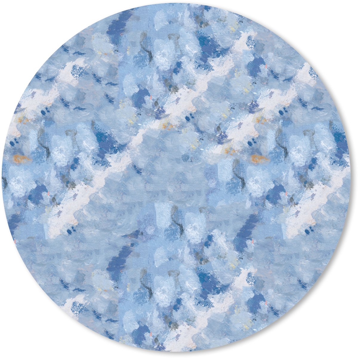 Muismat rond 40x40 cm - Mousepad Vloeiend - Olie - Verf - Texturen - Ronde muismatten