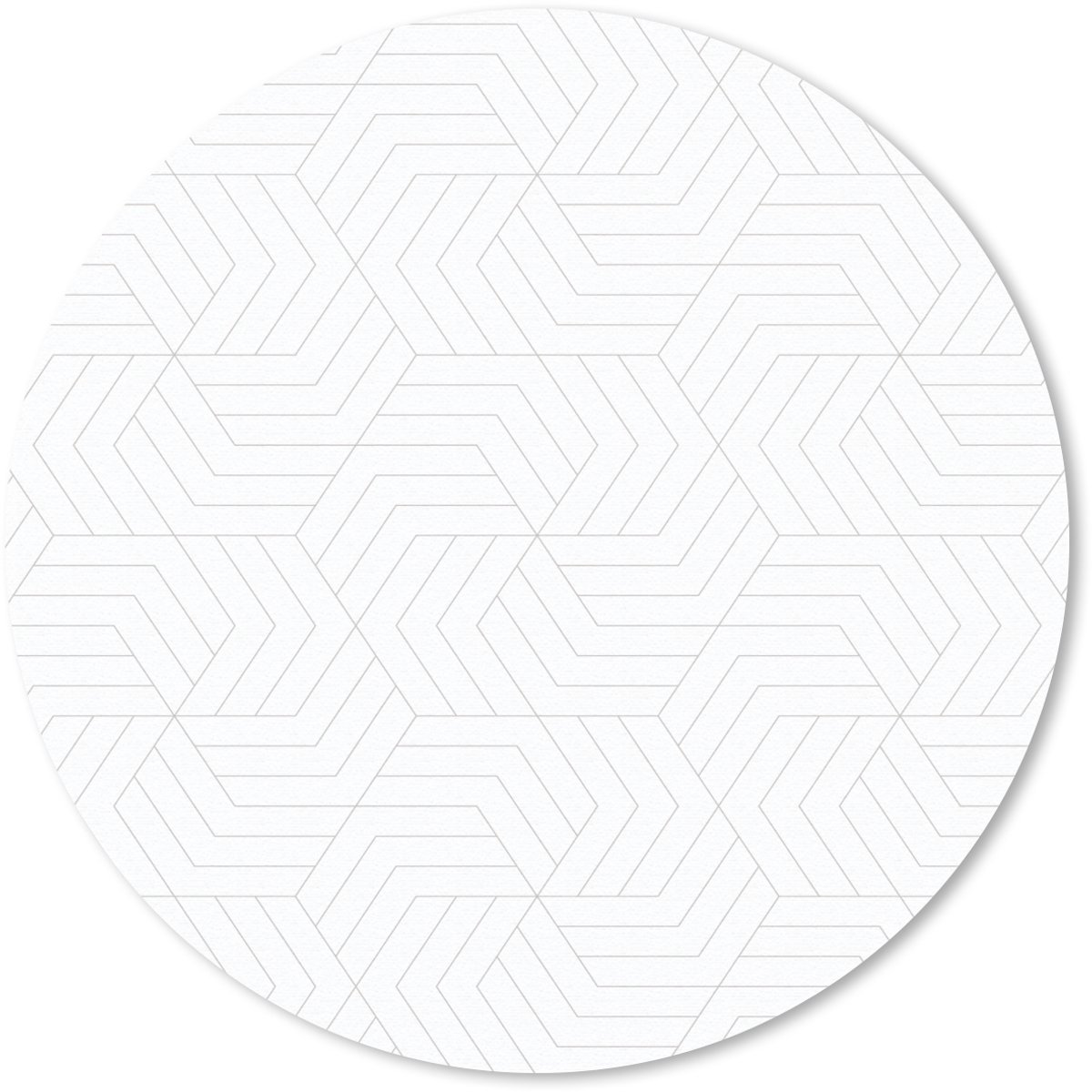 Muismat rond 50x50 cm - Mousepad Grafisch - Patroon - Modern - Ronde muismatten