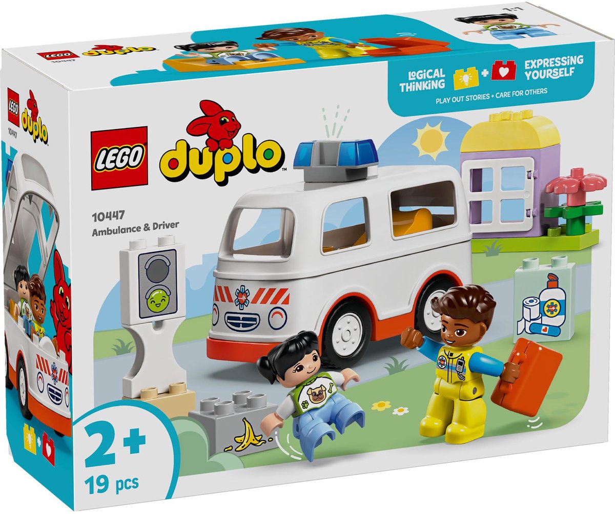 LEGO 10447 DUPLO Ambulance met chauffeur