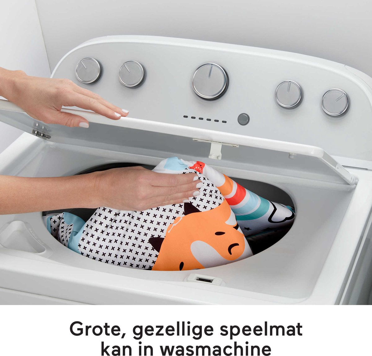 Fisher-Price 3-in-1 Muziek Glow & Grow Gym, Baby Speelmat - Met Lichtjes en Sensorisch Speelgoed voor Pasgeborenen — afbeelding 4