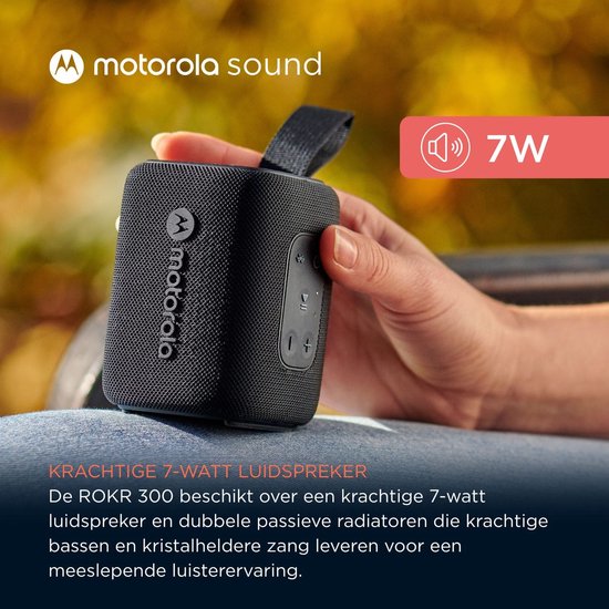 Dankzij de draagbare Bluetooth®-luidsprekers Motorola ROKR 300 van Motorola — afbeelding 3