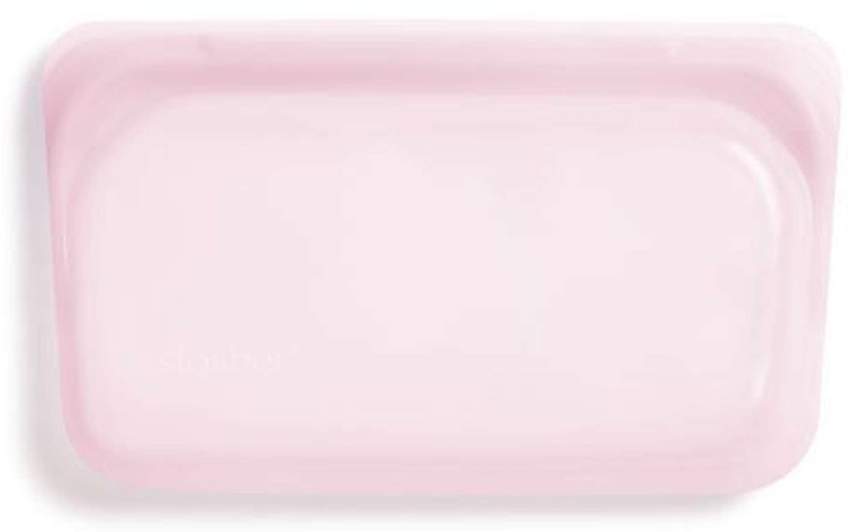 Stasher - Snack Vershoudzak 355 ml - Siliconen - Roze