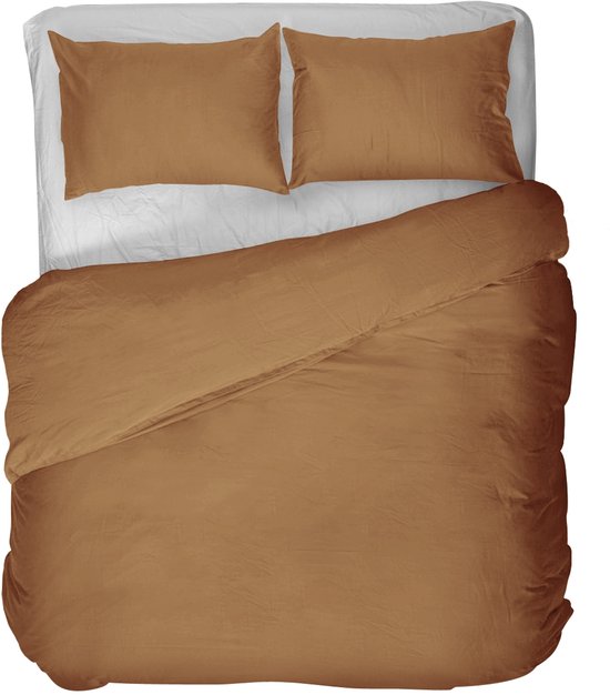 Kayori Showa Dekbedovertrek Flanel - 200x200-220 + 2 slopen - Tweepersoons - Goud van Kayori — afbeelding 3