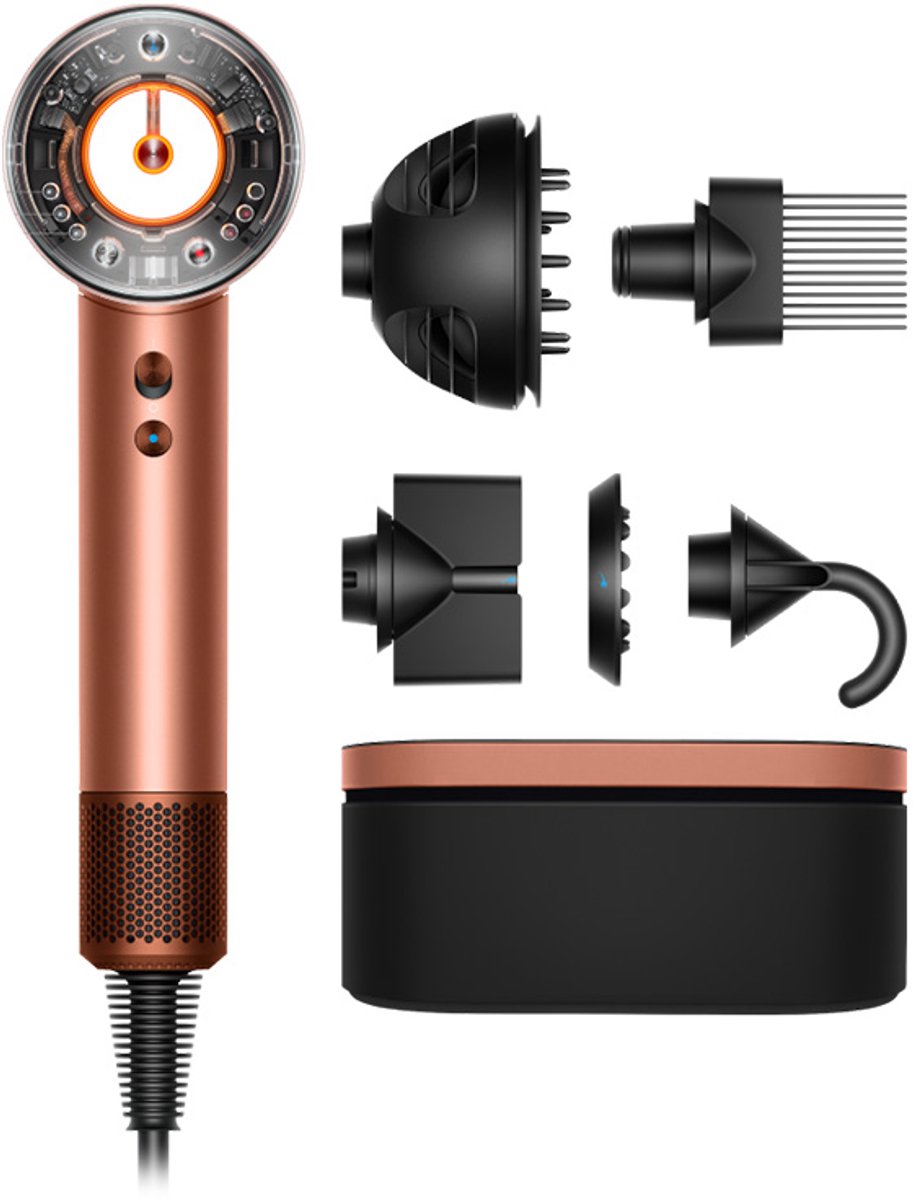 Dyson Supersonic Nural™ föhn - Curly +Coily (Amber Silk)