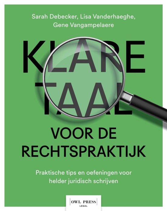 Klare taal voor de rechtspraktijk - cover