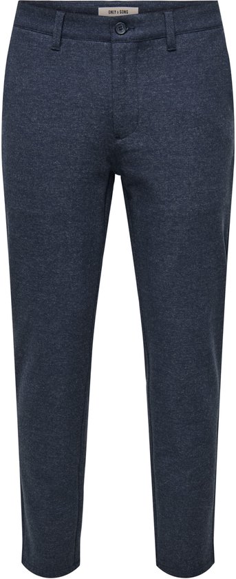 Only & Sons Heren Chino Broek slim Blauw 34W / 32L Volwassenen