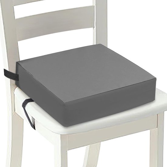Lexium Stoelverhoger voor Eetkamerstoel - Zitverhoger Peuter Eettafel - Kinderen - Booster Seat - Zitkussen Tafel - Zitverhoger Voor Kinderen & Volwassenen - Stoelverhogers Voor Eettafel - Memory Foam Verhoogkussen - Ergonomisch Comfort