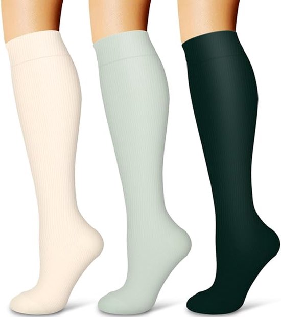 Generisch Compressiesokken voor dames en heren (3 paar), beste Generisch Compressiesokken voor dames en heren (3 paar), beste