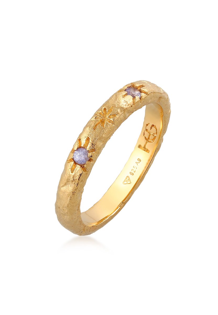 Haze & Glory - Ring - Bandring Stern Tansanite - Starlover 925 Silber - Dames