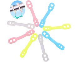 100 winddichte kledinghaken met antislip gespen, anti-val clips en siliconen strips voor buitenhangkoorden