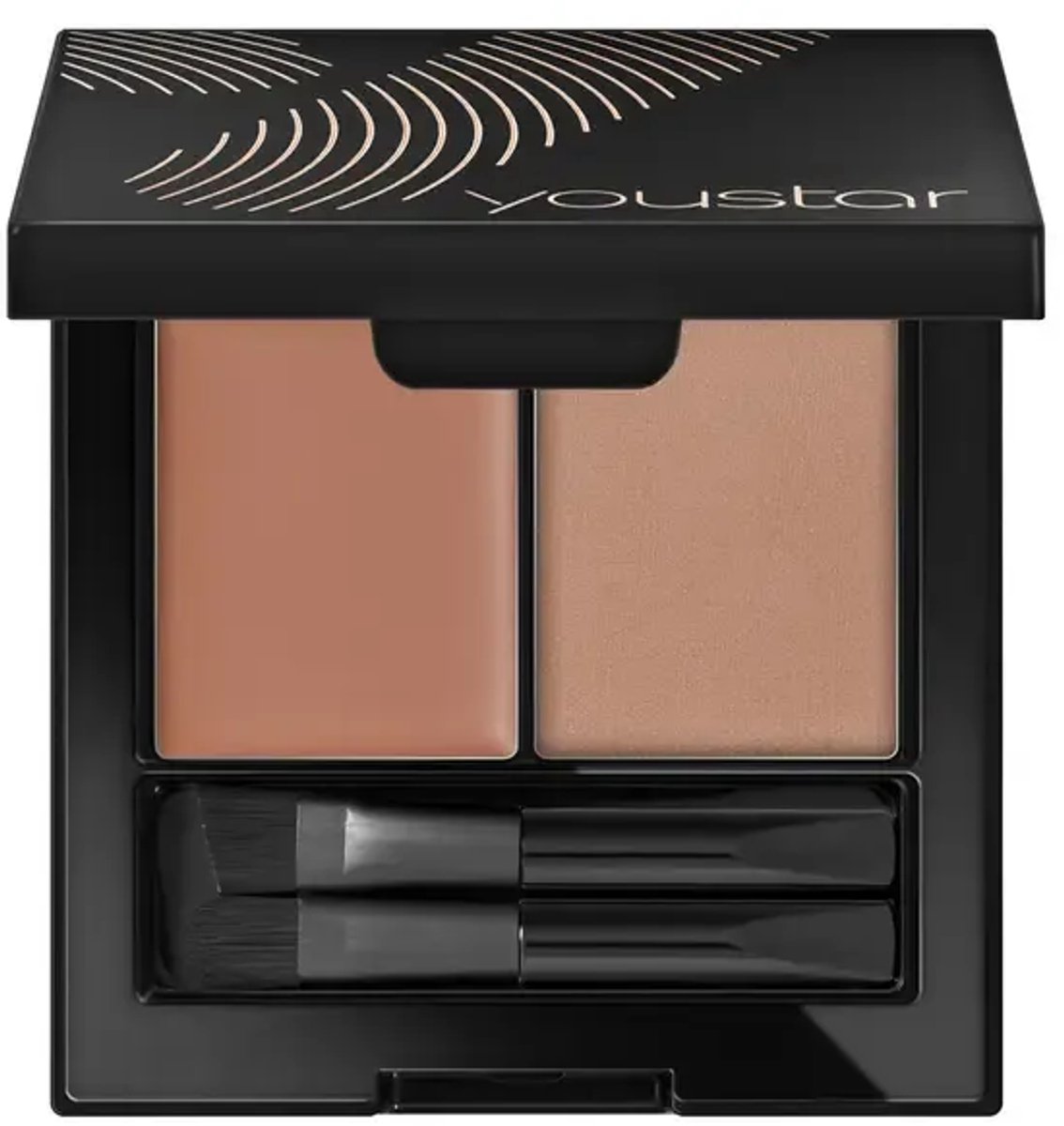 Youstar | Eyebrow Kit Powder & Wax - Hazelnut - Vegan