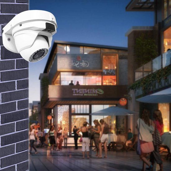 Universele muurbeugel voor bolvormige beveiligingscamera's, diepe funderingsdoos voor kabelbeheer en installatie, geschikt voor binnen- en buitengebruik voor IP-bewakingscamera's. van Merkloos — afbeelding 5
