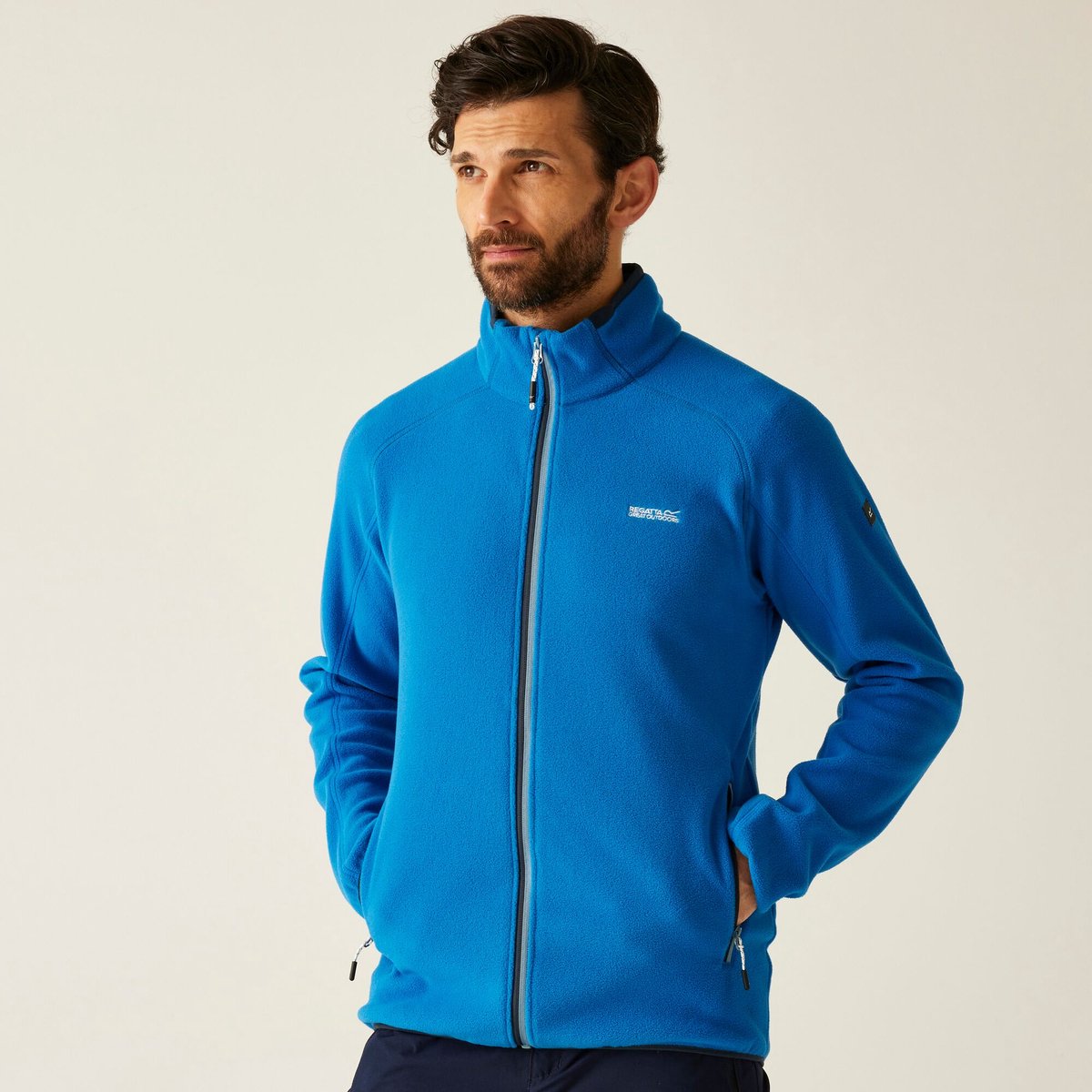 Fleece Heren Hiking Hadfield Multicolor