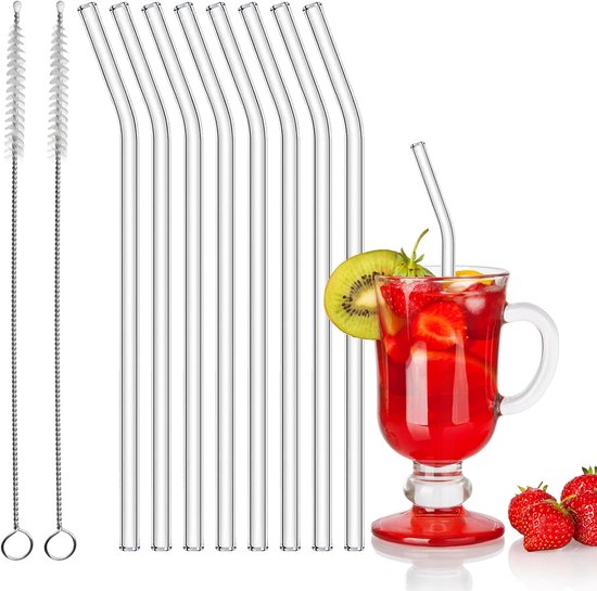 Herbruikbare Glazen Rietjes set van 4 FUTURE - GEFU - Fancy Cooking