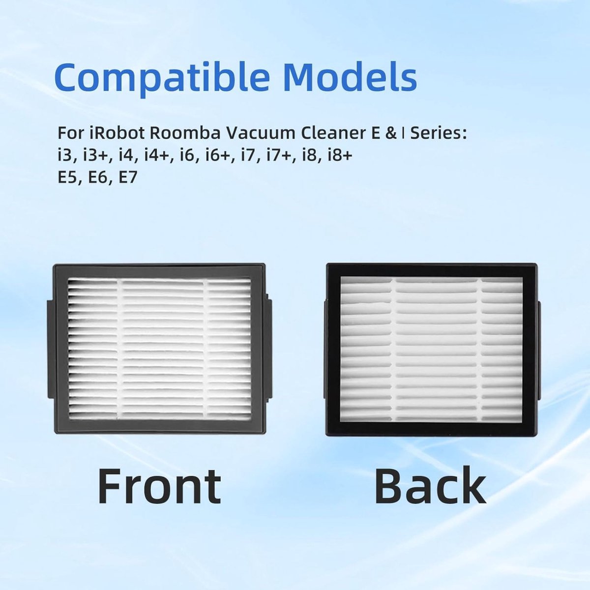12 stuks Roomba I7-filters-HEPA-filters voor Irobot Roomba I3/I4/I6/I7/I8/E5/E6/E7/J7-hoogwaardige vervangende onderdelen voor robotstofzuigers thumbnail 4