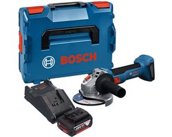Bosch GWS 18V-8 Profi-hoekslijpmachine 18 V 125 mm borstelloos + 1x accu 5.0 Ah + lader + L-Boxx