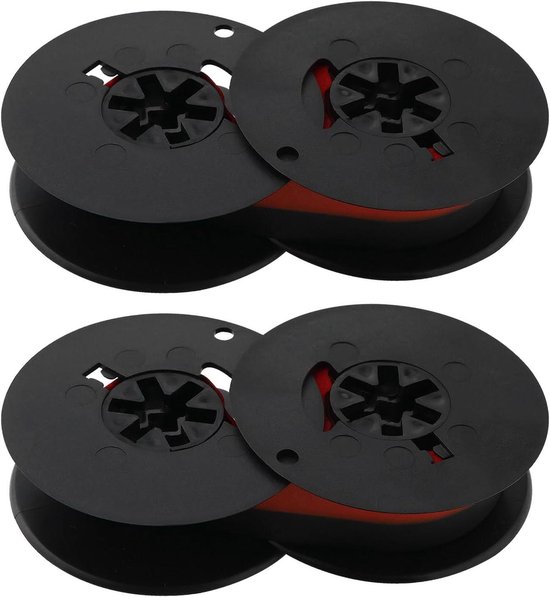 Allecto Premium - Lot de 2 rubans pour machines à écrire Vintage ( Royal, Olympia, Smith Corona, Remington, Brother) - Produit compatible - Qualité améliorée - Matériau durable