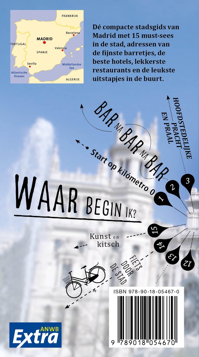 ANWB Extra - Madrid - back cover