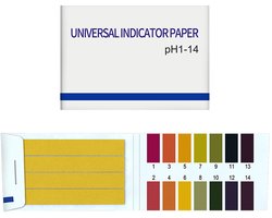 Lakmoespapier voor pH-test (1-14) 80 teststrips