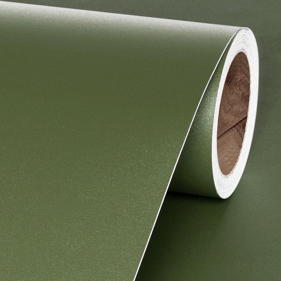 Film autocollant imperméable pour meubles Unyqoos® vert olive pour salon, chambre et Cuisine