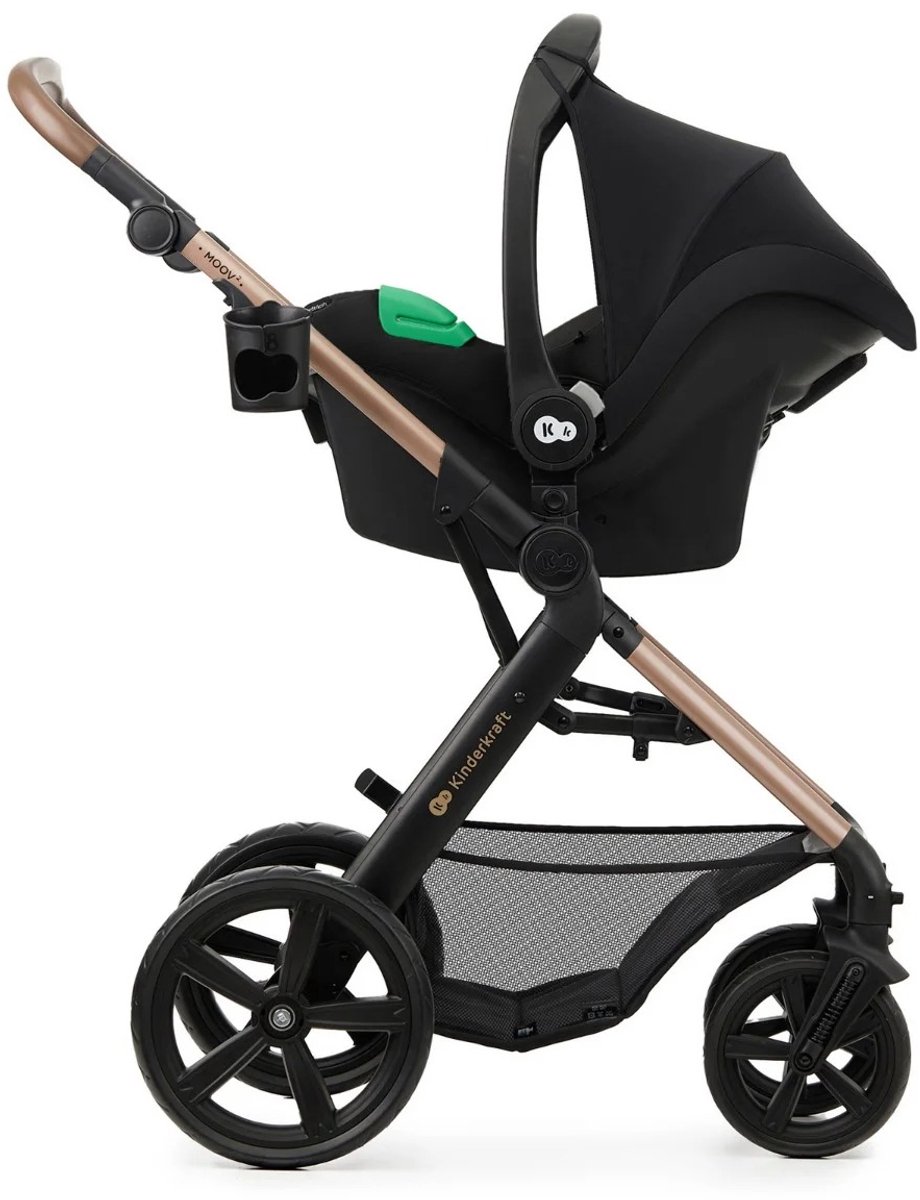 Kinderkraft MOOV 2 4-in-1 Kinderwagen met Reiswieg en Autostoel - afbeelding 3