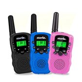 Set -walkie 3 en 1 pour Enfants - Portée jusqu'à 5 km - Lampe de poche - Résistant aux chutes - Compact et léger