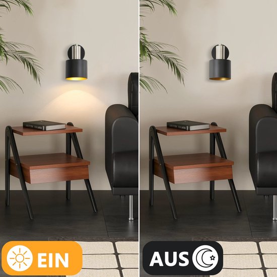 Industriële Plafondlamp en Wandlamp - Vintage Look met Zwart Metalen Gaaswerk - B.K. Licht