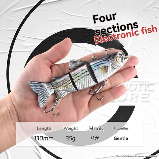 ZVD Robot de pêche à la nage, leurre de pêche robot à lumière LED , leurre de pêche ZVD Robot de pêche à la nage, leurre de pêche robot à lumière LED , leurre de pêche