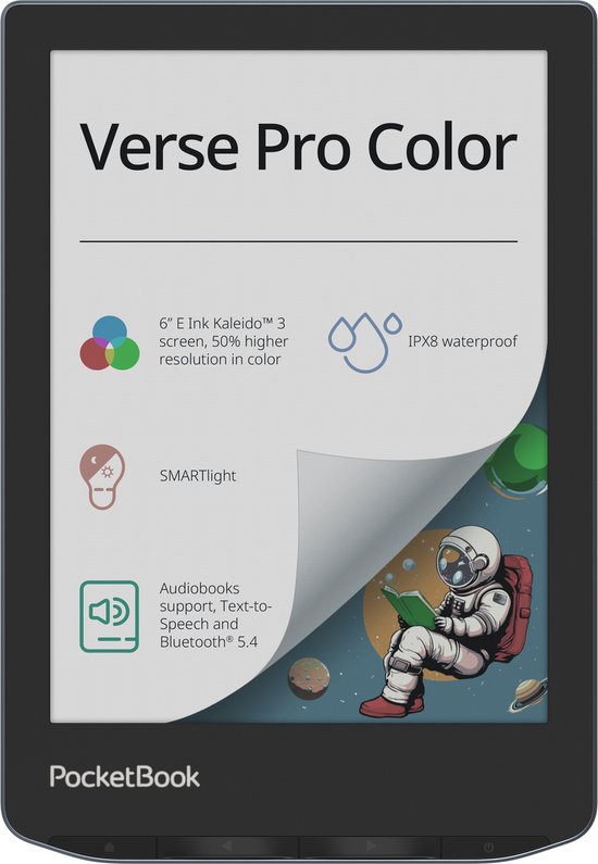 PocketBook eReader Verse Pro Color - 6" Kleur
