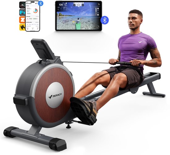 MERACH Magnetische roeimachine met bluetooth - 16 - MERACH - €199,99