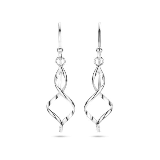 Boucles d'Oreilles Glams Crochet Français - Argent