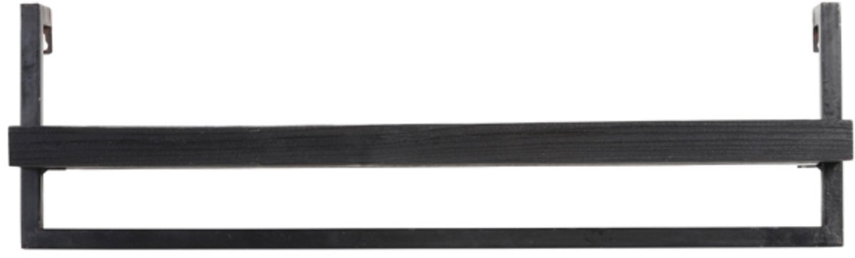 Wandplank Maddison Mangohout, 80cm - Zwart