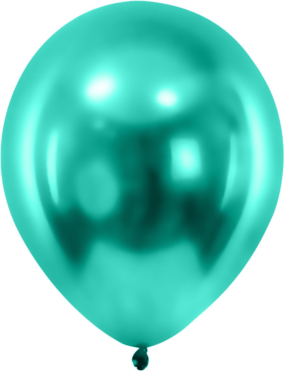 GLOBOLANDIA - 12 gemetalliseerde donkergroene ballonnen