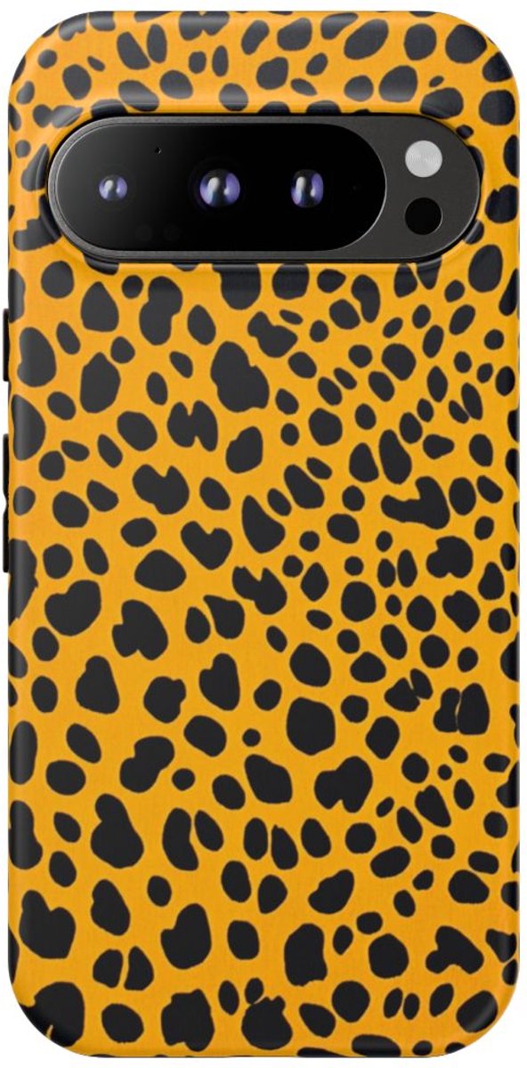 Abstract Luipaardprintpatroon – Telefoonhoesje Geschikt voor Pixel 9 Pro