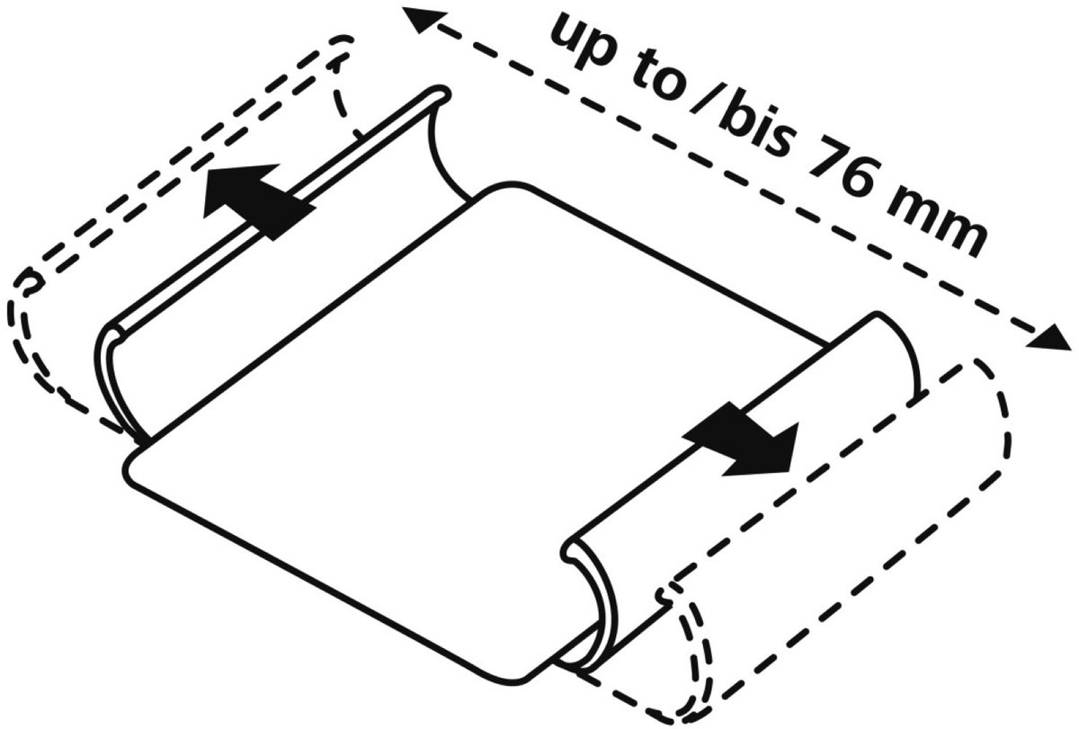 Hama Smart Move L Booklet Universeel Bruin