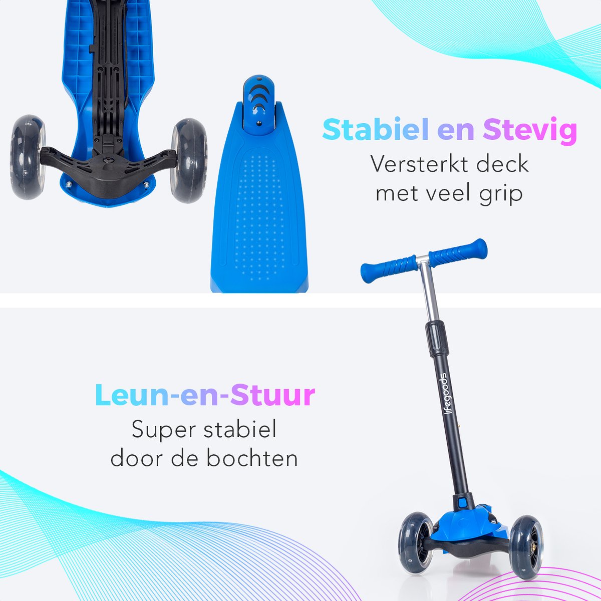 LifeGoods Kinderstep met LED Wielen thumbnail 5