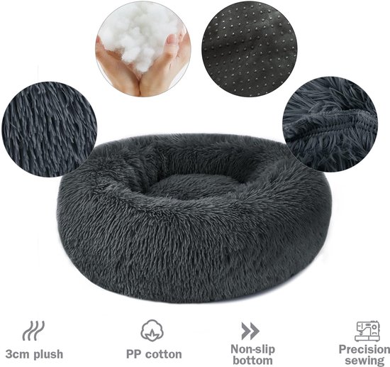 Hondenbed Huisdierbed Orthopedisch, Kattensofa Hondensofa Wasbaar Kattenbed Hondenmat Hondenkussen Hondenmand Voor Kleine Middelgrote En Grote Honden Katten Kaki 122x85x12cm 649866095