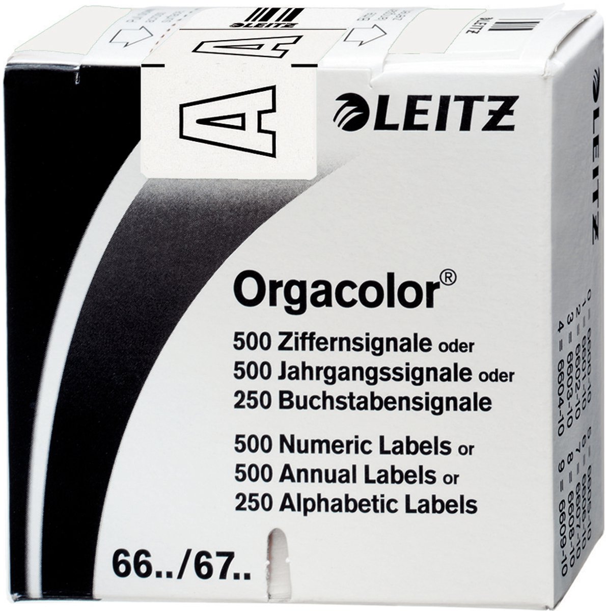 LEITZ letterruiter Orgacolor 'T', op rol, violet