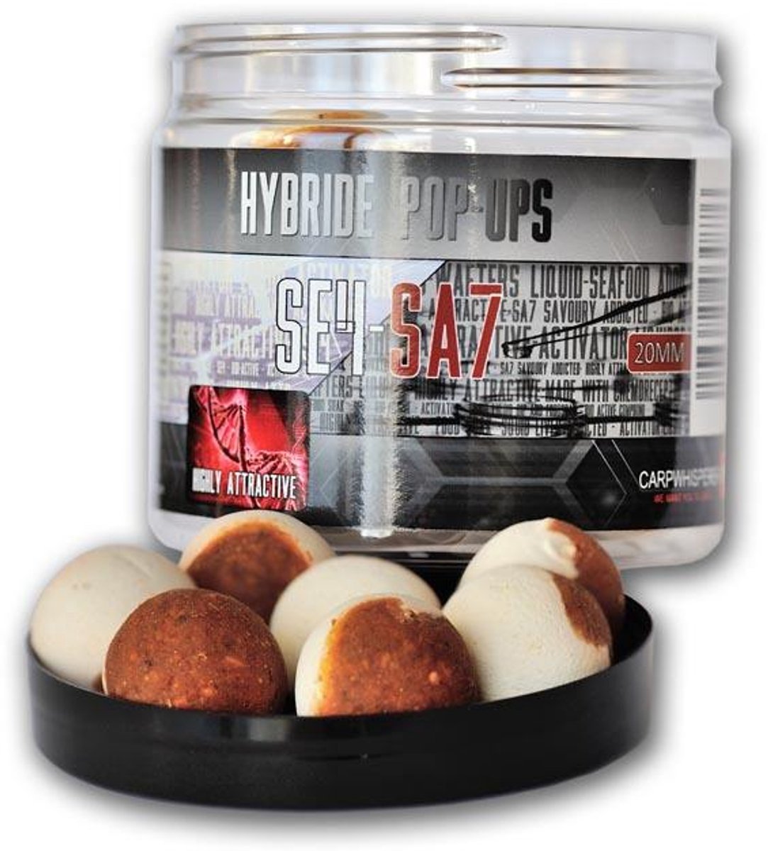 Carp Whisperer - Hybride Pop up boilies - Diameter: 20mm