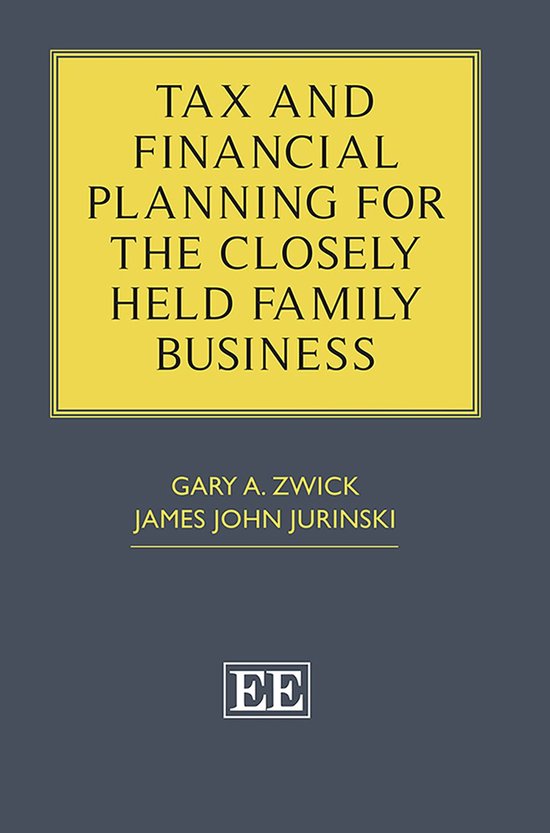 Tax and Financial Planning for the Closely Held Family Busin ... - cover