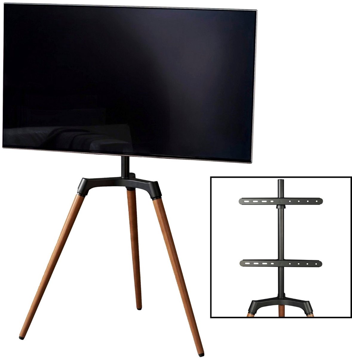 Hama - Vloersteun voor TV draaibaar 32-65 zwart