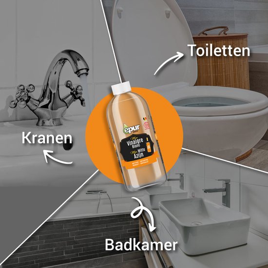 Epur Azijn 14° - ontkalkt en reinigt - 750 ml - Prijs per stuk