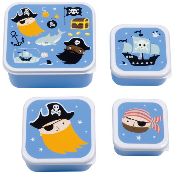 Boîtes à lunch et à goûter Pirates A Little Lovely Company